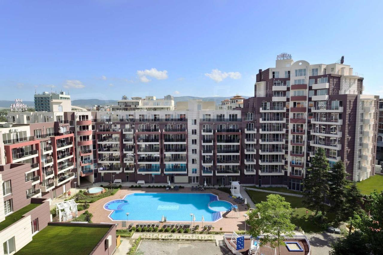 Private Cozy Studio Admiral Plaza C52 Sunny Beach Esterno foto