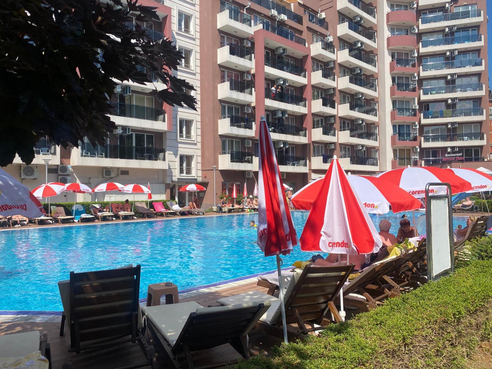 Private Cozy Studio Admiral Plaza C52 Sunny Beach Esterno foto